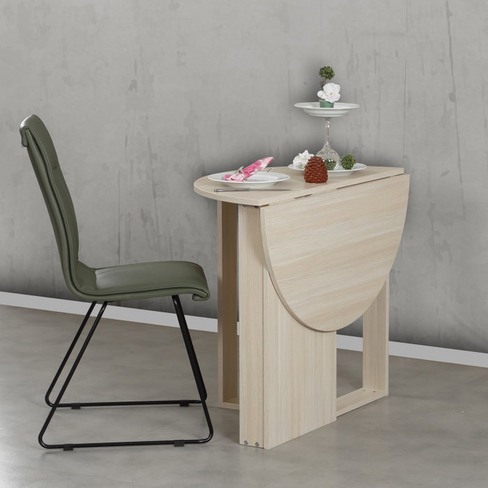 Hanah Home Mesa plegable extensible en Roble
